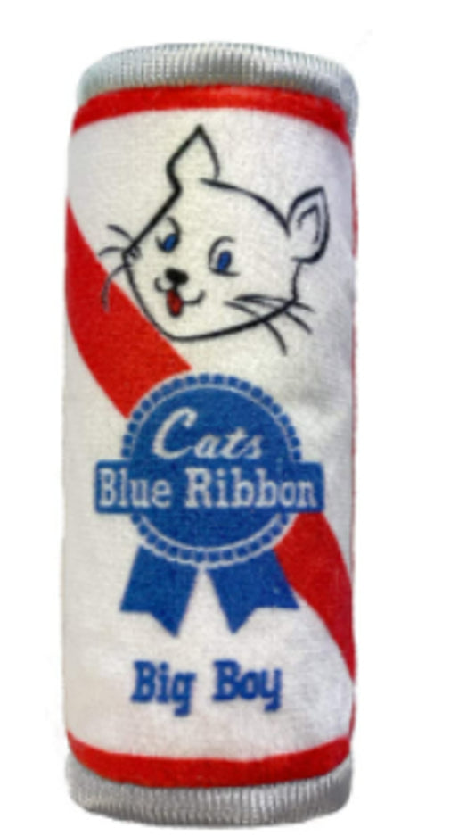 HUXLEY & KENT Cat's Blue Ribbon Catnip Crinkle Toy