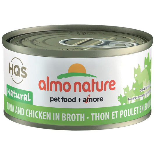 ALMO Natural Tuna and Chicken in Broth, 70g (2.4oz)
