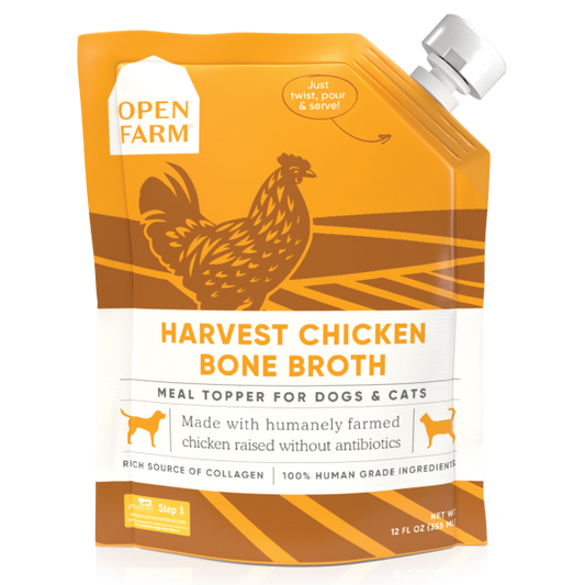OPEN FARM Chicken Bone Broth, 355ml (12oz)