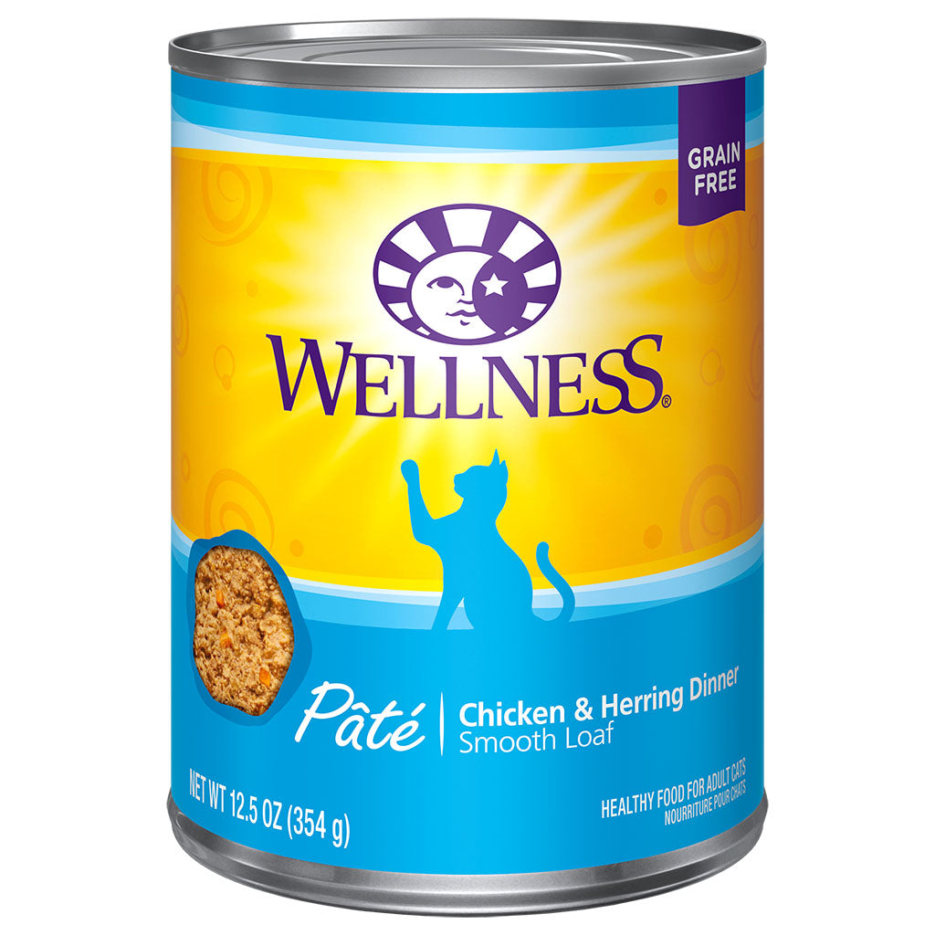 WELLNESS Complete Health Chicken & Herring Entree Pâté, 354g