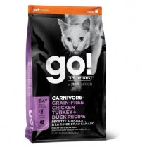 PETCUREAN GO! Carnivore Chicken, Turkey & Duck Recipe, 3.6kg (8lb)