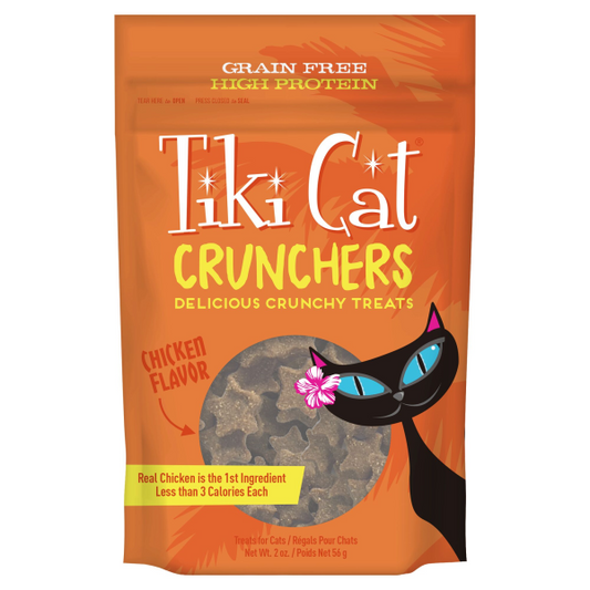 TIKI CAT Crunchers Chicken Treats, 56g