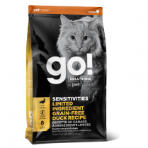 PETCUREAN GO! Sensitivities Limited Ingredient. Duck Recipe, 3.6kg (8lb)