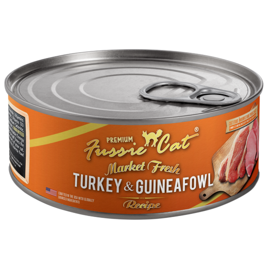 FUSSIE CAT Market Fresh Turkey & Guineafowl, 156g (5.5oz)