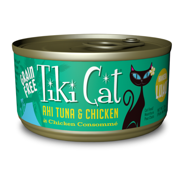 TIKI CAT Hookena Luau Ahi Tuna & Chicken, 80g