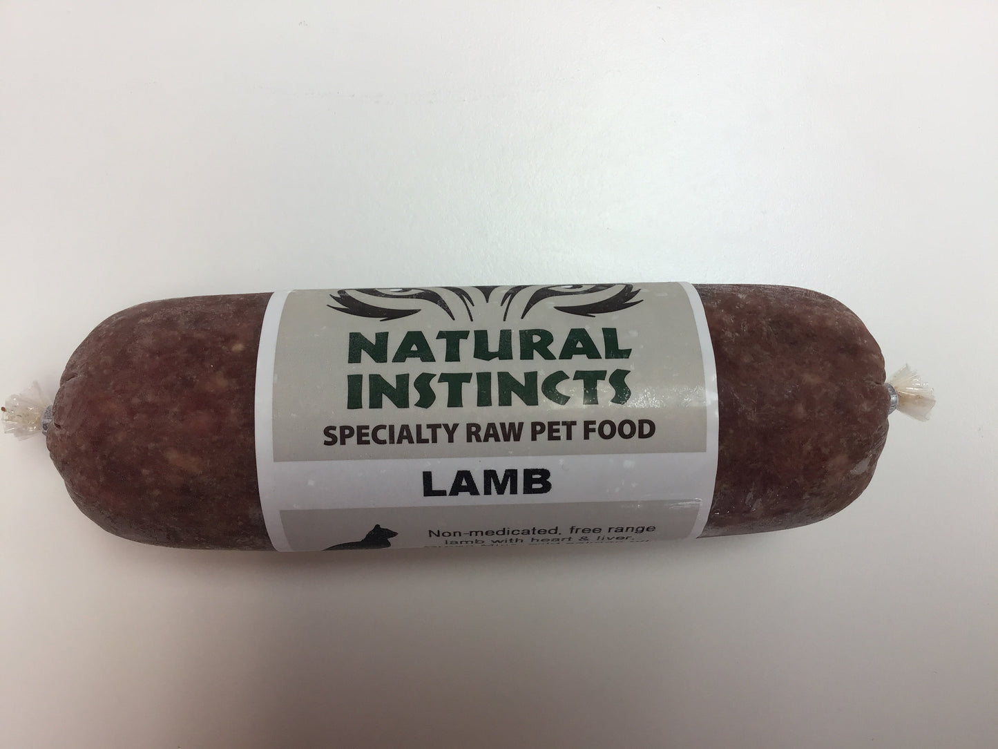 NATURAL INSTINCTS Raw Lamb Non-Medicated, 250g