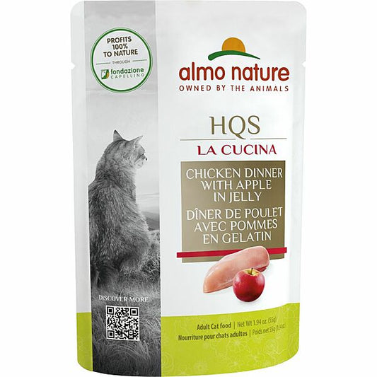 ALMO Nature La Cucina Chicken Dinner with Apples, 55g (1.94oz)