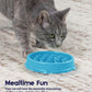 PETSTAGES Kitty Slow Feeder, Blue