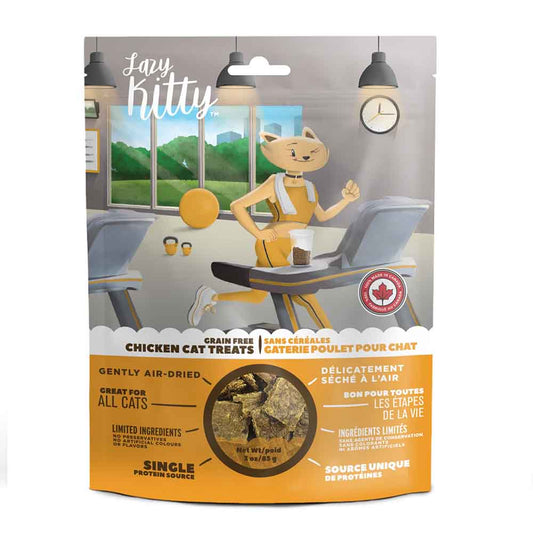 LAZY KITTY Air Dried Chicken Treat, 85g
