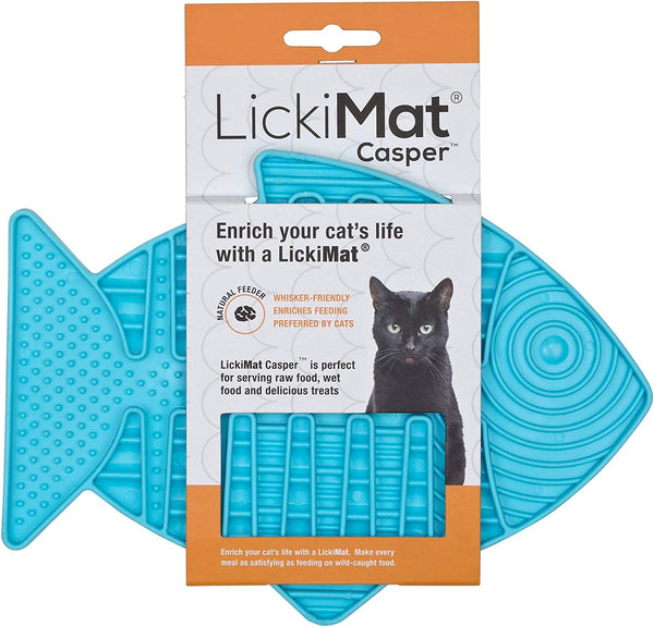 LickiMat Variety Pack Slow Feeder Cat Lick Mat, Green & Turquoise, 2 count