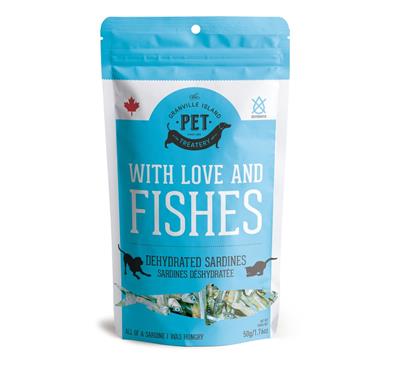 GRANVILLE ISLAND PET TREATERY With Love and Fishes, 50g