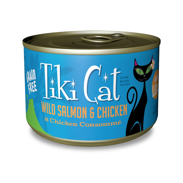 TIKI CAT Luau Napili Chicken & Salmon, 170g
