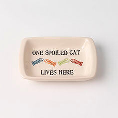 PETRAGEOUS "One Spoiled Cat" Food Dish