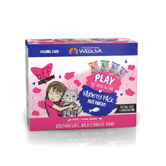 B.F.F. Play Pâté Partay! Variety Pack, 12 x 80g (3oz)