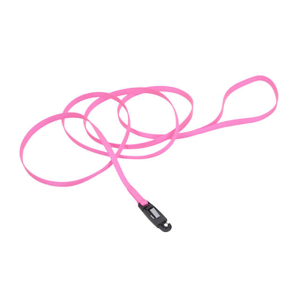 COASTAL Nylon Cat Leash w/E-Z Snap, neon pink