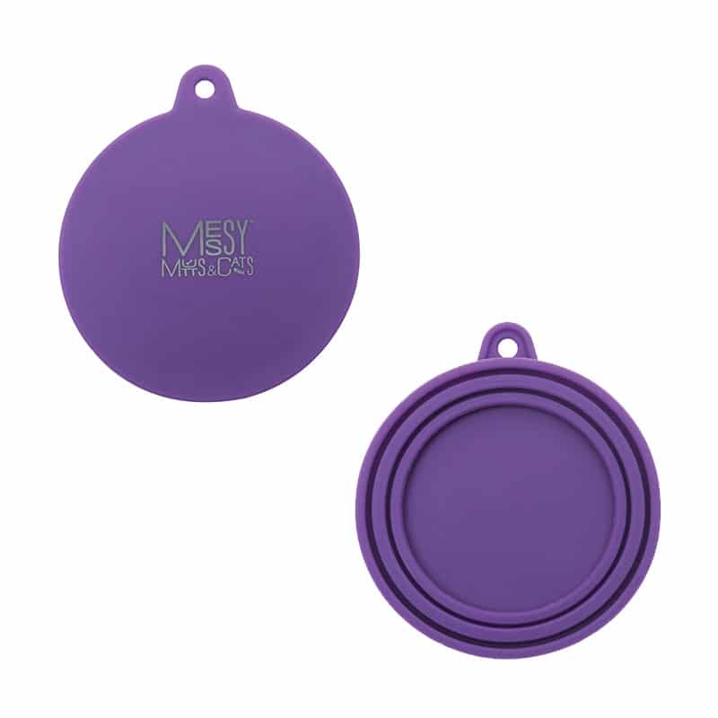 MESSY CATS Silicone Can Cover, purple