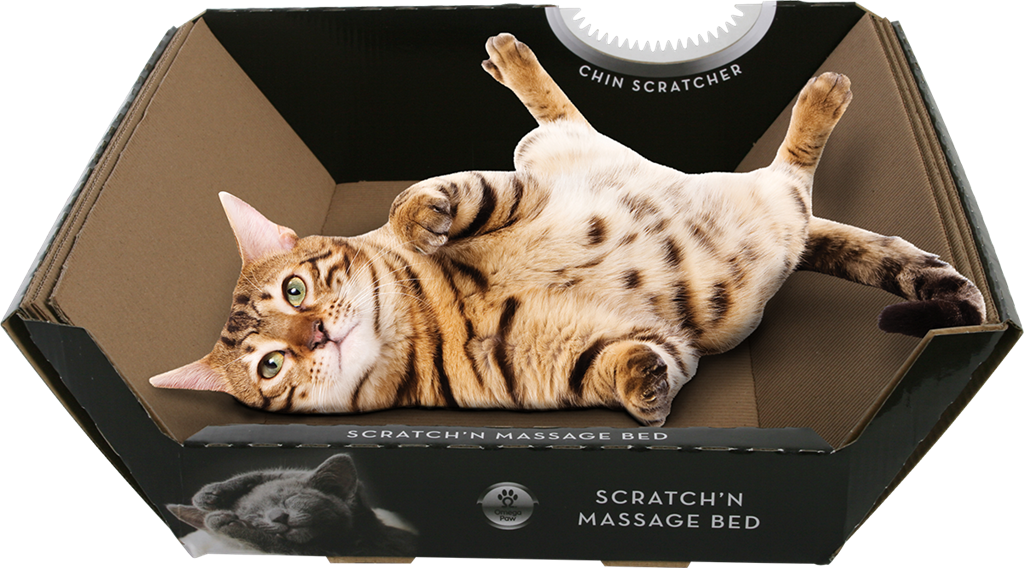 OMEGA PAW Ripple Board Scratch N Massage