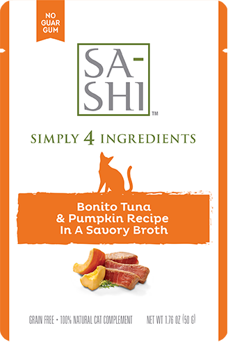 SASHI Tuna & Pumpkin Recipe in Broth, 50g