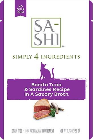 SASHI Tuna & Sardines Recipe in Broth, 50g