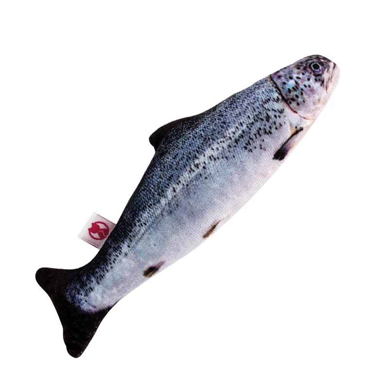 NATURAL CAT TOY Catnip Salmon Cuddle Fish, 20cm