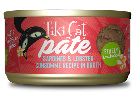 TIKI CAT Grill Sardine & Lobster Pâté, 80g (2.8oz)