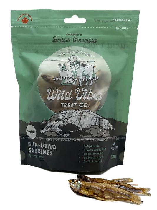 WILD VIBES Sun-Dried Sardines, 108g