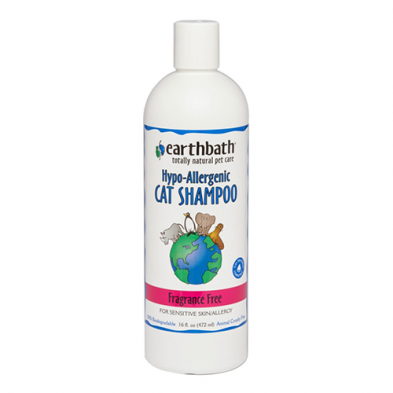 EARTHBATH Fragrance-Free Hypo-Allergenic Cat Shampoo, 472ml (16oz)
