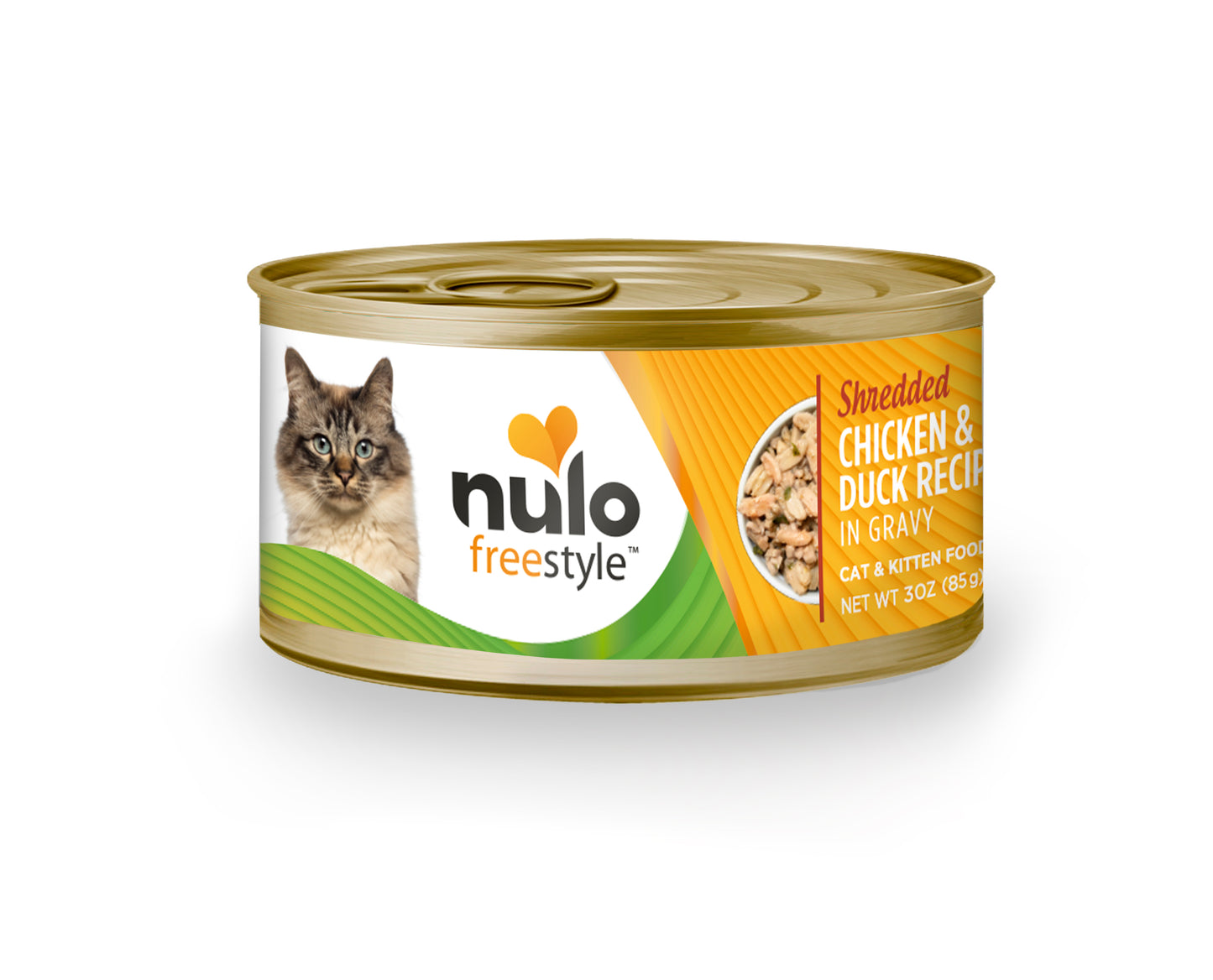 NULO Freestyle: Shredded Chicken and Duck Recipe in Gravy, 85g (3oz)
