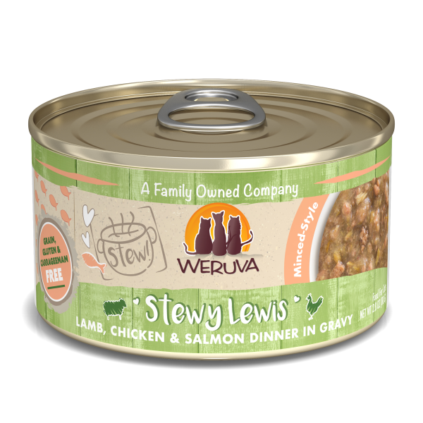 WERUVA Stews Stewy Lewis Lamb, Chicken & Salmon, 2.8oz