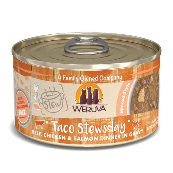 WERUVA Stews Taco Stews Day Beef, Chicken & Salmon, 2.8oz