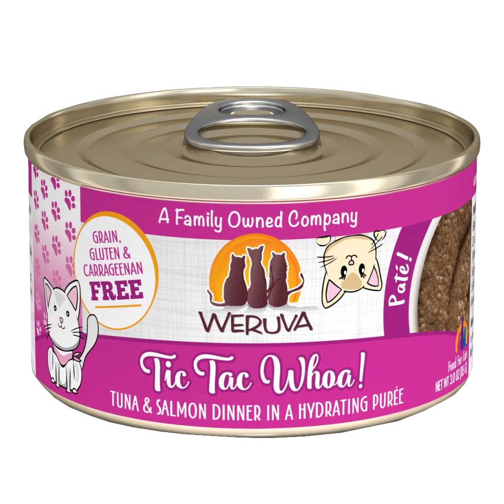 WERUVA Tic Tac Whoa! Tuna & Salmon Hydrating Puree, 156g (5.5oz)