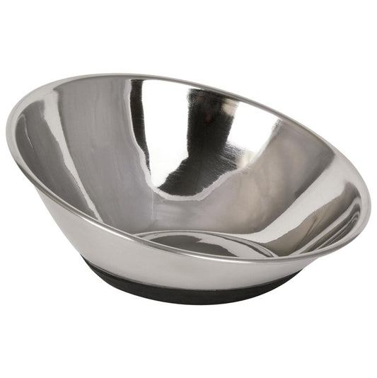 OUR PET'S Tilt-A-Bowl Stainless Steel Angled Dish, 20oz (2.5 cups)