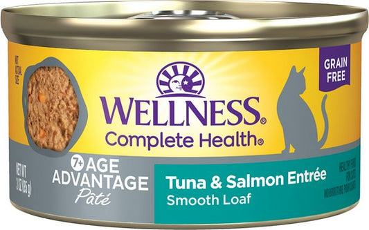 WELLNESS Age Advantage Tuna & Salmon Entree, 85g (3oz)