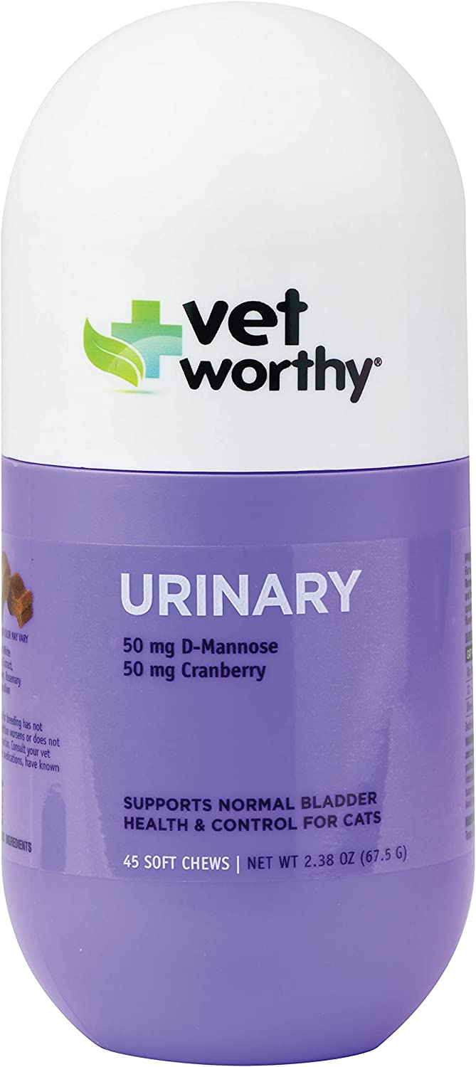 VET WORTHY Urinary Soft Chew 45ct, 67.5g (2.38oz)