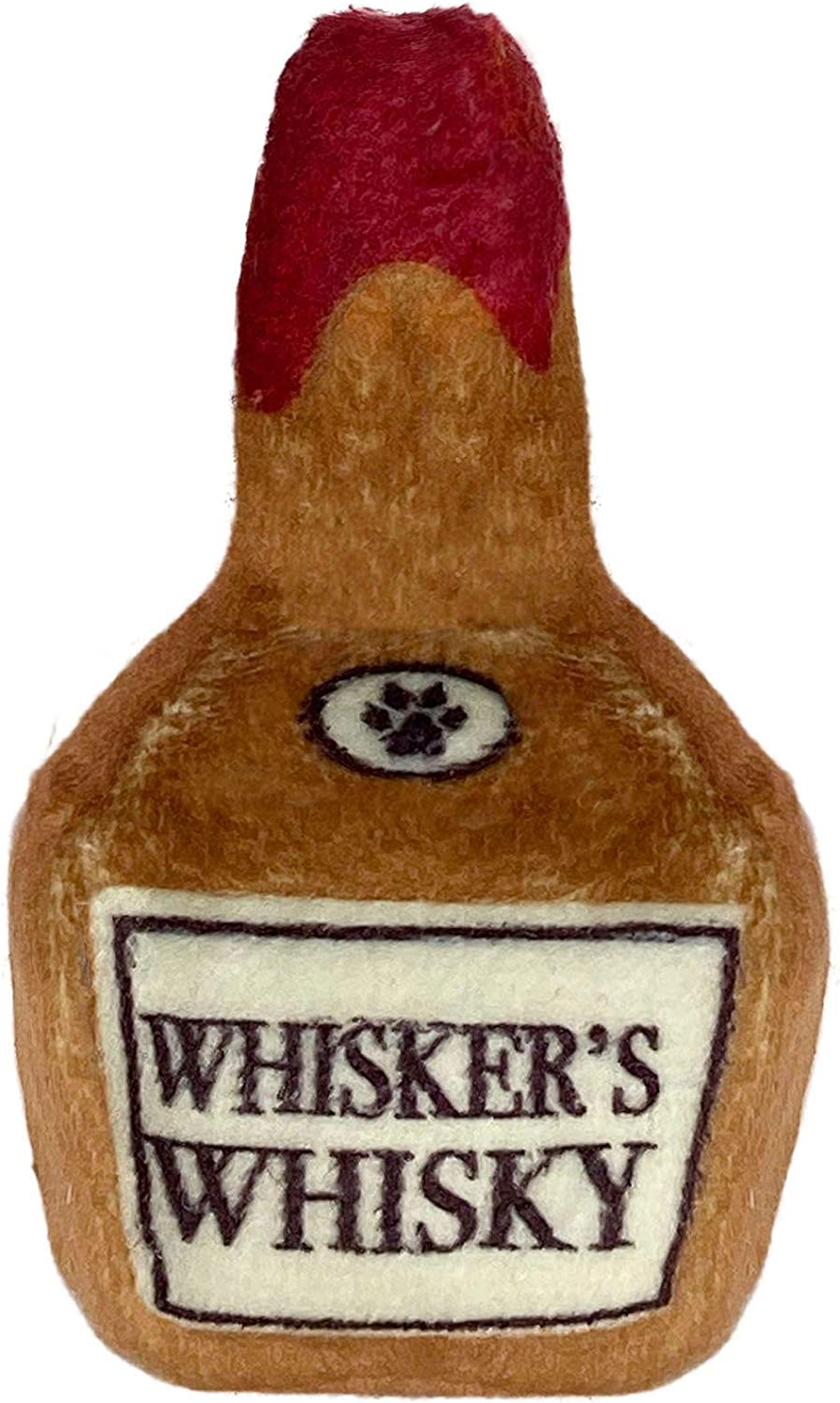 HUXLEY & KENT Whiskers Whisky Catnip Crinkle Toy