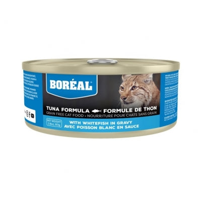 BORÉAL Red Tuna and Whitefish in Gravy, 80g (2.8oz)
