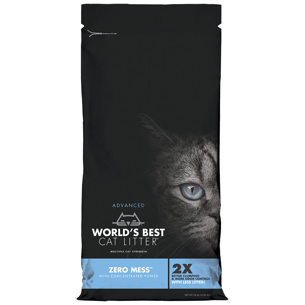 WORLD'S BEST CAT LITTER Zero Mess Unscented, 24lb